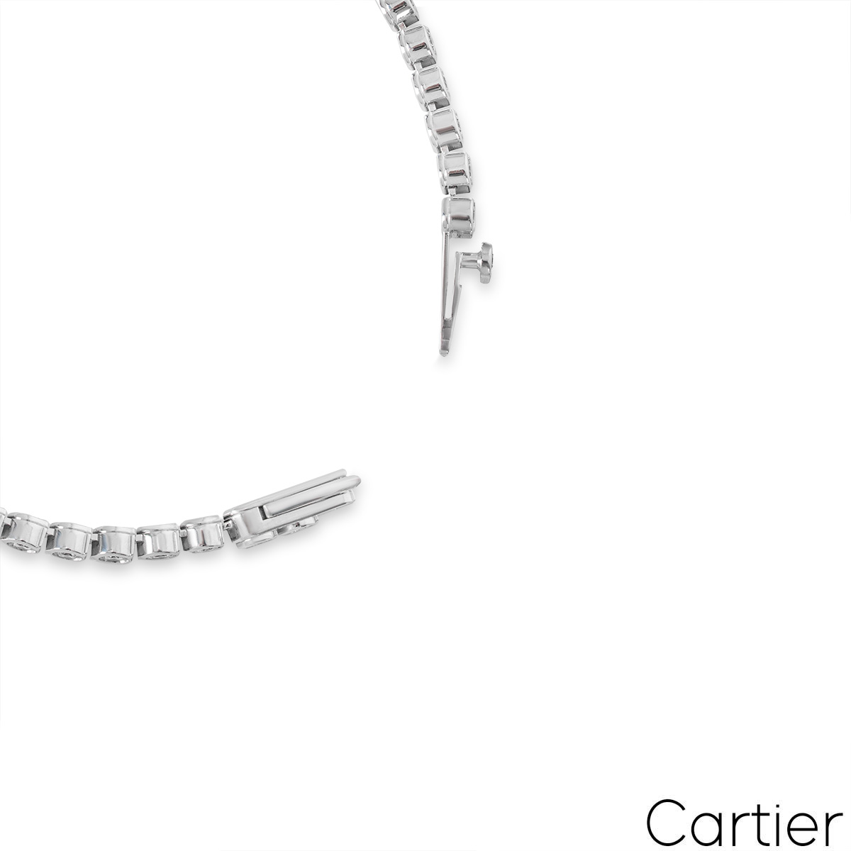 Cartier White Gold Diamond C de Cartier Bracelet